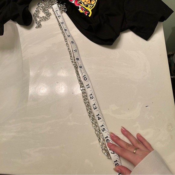 Korean Chain Crop Top - Picture 6 of 7